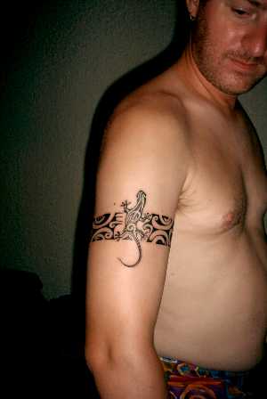 On the last day, Pieter finally got his Marquesan tattoo.